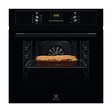 ELECTROLUX - Electrolux 600 SurroundCook®  Four encastrable 65 L, classe A, chaleur tournante pulsée, auto nettoyant AquaClean, noir (EOF3H50BK) - vignette
