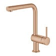 GROHE - Minta mitigeur monocommande évier avec douchette 2 jets, warm sunset brossé (G30274DL0) - vignette