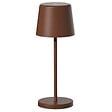 LUMISKY - Lampe de table sans fil MINI KELLY Rouille H22cm - vignette