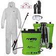 VITO - Pulvérisateur Électrique à Batterie Lithium 16L + Kit Protection Jardin XL - Haute Pression & Équipement EPI VITO - vignette