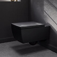 VILLEROY ET BOCH - WC suspendu sans bride  Memento 2.0 avec abattant Pure Black - vignette