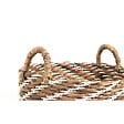 M.CEZARE - Panier souple Elise - 35 x 35 x 35 cm - taille L - jute - motifs chevrons - vignette