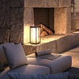 LUMISKY - Borne solaire LED blanc chaud RADIA MINI MOON H35cm - vignette