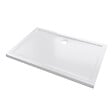 AURLANE - Receveur de douche extra-plat acrylique - Blanc - L120xl80cm - vignette