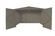 CHALET & JARDIN - Garage en acier aspect bois vieilli - L.380xP.480xH.232cm - vignette
