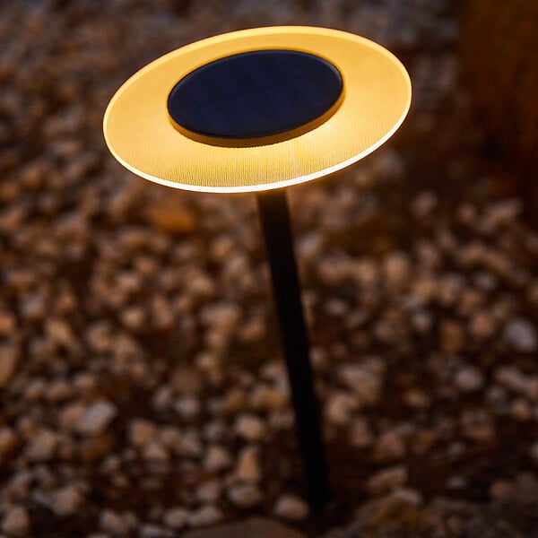 LUMISKY - 2 Balises solaires à piquer UFO H35cm - large