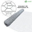 VOUNOT - Grillage a poule avec fils 13mm en acier galvanise 1x50M - vignette