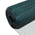 VOUNOT - Grillage a poule avec fils 13mm en PVC gaine vert 1x25M - vignette