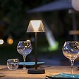 LUMISKY - Lampe de table sans fil BEVERLY Noir H34cm - vignette