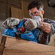 BOSCH - Rabot 82mm 18V BOSCH GHO 18V-26 solo L-Boxx, butée et sac à poussière - vignette