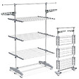 VOUNOT - Sechoir a linge etendoir pliable ailes pliables 3 niveaux - vignette