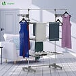 VOUNOT - Sechoir a linge etendoir pliable ailes pliables 3 niveaux - vignette