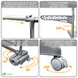 VOUNOT - Sechoir a linge etendoir pliable ailes pliables 3 niveaux - vignette