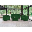 TERRACOTTA - Table coffre - Ouverture sur le dessus - Intérieur et extérieur - Couleur Vert - vignette