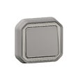 LEGRAND - Va-et-vient étanche encastré gris Plexo - IP55 IK08 - 10A - vignette