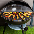 SOMAGIC - Plancha demi-lune en fonte émaillée pour barbecue Kettle - vignette