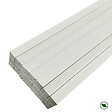 FORESTEA - Lot de 21 tasseaux sapin du Nord prépeints blanc 2400 x 13 x 13 mm FSC - vignette