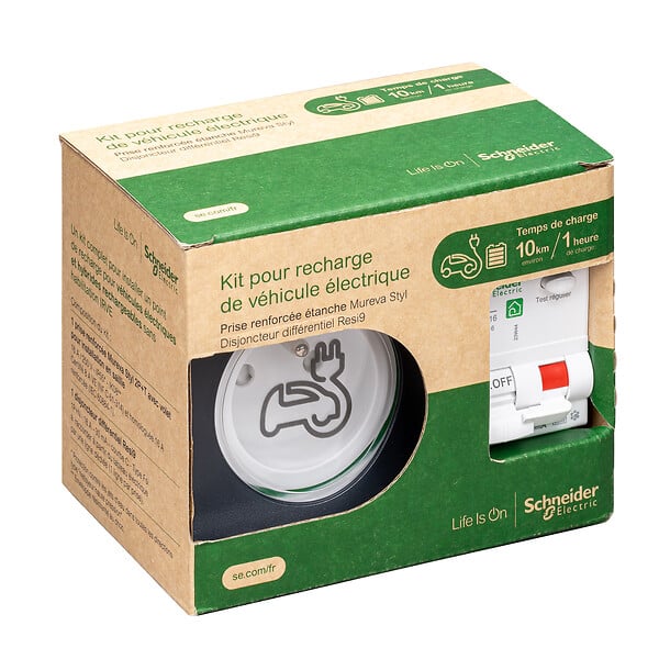 SCHNEIDER ELECTRIC - Kit Mureva Styl - Prise 2P+T renforcée VE IP55 IK - large