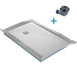 U-TILE - Receveur de douche à carreler standard 120 x 80 cm x 4 mm - vignette