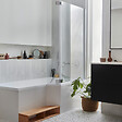JACOB DELAFON - Pack baignoire bain douche 180 x 90  Neo version droite + tablier + pare bain chromé - vignette