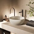 VITRA - Vasque ronde recyclée VitrA Outline compact beige mat 41x41 cm - vignette