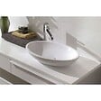 VILLEROY ET BOCH - Vasque ovale à poser 58,50X38 avec trop plein  Loop & Friends Blanc CeramicPlus - vignette