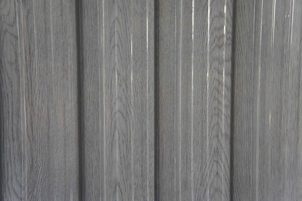 CHALET & JARDIN - Bûcher métal Bois vieilli 625 - Gris - L.182xH.160xP.75cm - large
