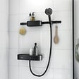 HANSGROHE - Pack mitigeur douche thermostatique encastré WallStoris noir mat avec accessoires - vignette