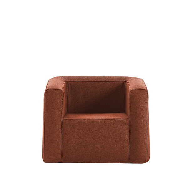 TERRACOTTA - Fauteuil gonflable - Intérieur et extérieur - Couleur Terracotta - large