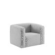 TERRACOTTA - Fauteuil gonflable - Intérieur et extérieur - Couleur Gris clair - vignette