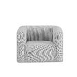 TERRACOTTA - Fauteuil gonflable - Intérieur et extérieur - Couleur Gris clair - vignette