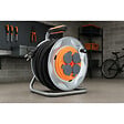 ZENITECH - Enrouleur de chantier IP44 4 prises 16A 3G2,5mm² 25m - orange - Zenitech - vignette