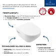 VILLEROY & BOCH - Combipack WC, modèle suspendu - Architectura - Blanc - vignette