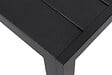 Table de jardin en aluminium - H.74,5xL.185xP90cm - vignette