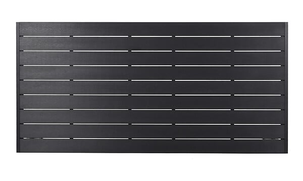 Table de jardin en aluminium - H.74,5xL.185xP90cm - large