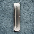 SECURY-T - Poignée de tirage sur plaque de propreté inox SS304 - 300X75X2 mm - vignette