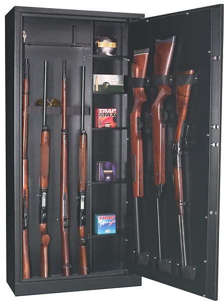 FORTIFY - Armoire 15 Fusils + Coffret Interne - Serrure À Clé - Delta 15 - large