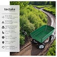 TECTAKE - Chariot de jardin à main Tummi 125L capacité de charge 300kg vert - vignette