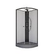 Cabine de douche d'angle Lana - H.225xL.85xP.85cm - vignette