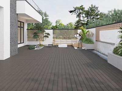 Lame compo relief bicol 220x14 gris - large