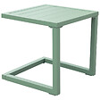 HAPPY GARDEN - Set bain de soleil et table d'appoint BARBADOS en textilène vert sauge - aluminium vert sauge - vignette
