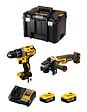 DEWALT - DeWALT Kit DCK2020P2T (DCD791 DCG405 2 x 5,0 Ah DCB1104 TSTAK VI) - vignette