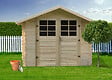 SOLID - Abri de jardin en bois épicéa  - L.339.9xP.298xH.218cm - vignette