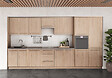 GRUPOALVIC - Façade 2 tiroirs casseroliers chêne Beynac - L.120cm - vignette