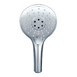 THERMADOR - UDEN Pommeau de douche chromé 3 jets en ABS 120 mm sélection par bouton - THERMADOR - UDE205DO - vignette