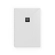 SWISS AQUA TECHNOLOGIES - Swiss Aqua Technologies Alek Receveur de douche rectangulaire 120x80cm avec siphon, en marbre coulé, Blanc (SATALEK12080B) - vignette