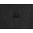 SWISS AQUA TECHNOLOGIES - Swiss Aqua Technologies B-Way Receveur de douche rectangulaire 120x80cm avec siphon, en marbre coulé, Noir (SATALEK12080) - vignette