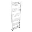 THERMADOR - Sèche-Serviettes Eau Chaude MAHANA Galbé 301W Acier Blanc - THERMADOR - MAH500700G - vignette