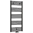 THERMADOR - Sèche-Serviettes Eau Chaude MAHANA Droit 1 027W Acier Noir - THERMADOR - MAH7501775DNR - vignette