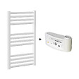 THERMADOR - Sèche-Serviettes MAHANA Droit Mixte 301W + kit Elec 300W en acier blanc - THERMADOR - MAH500700DM - vignette